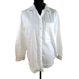 Aerie White Button Down Shirt